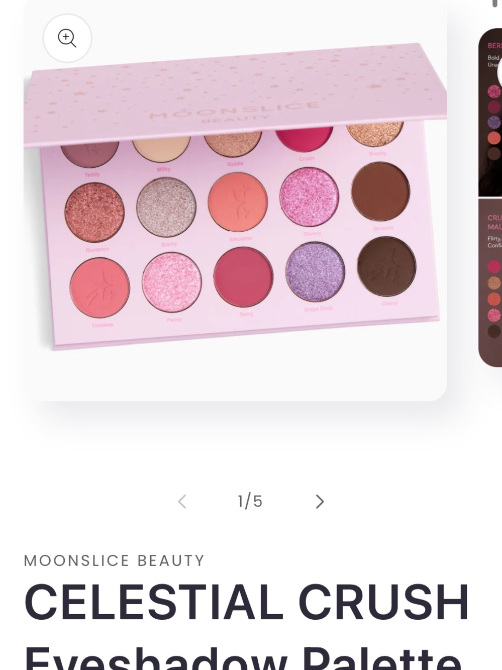 Moonslice Beauty-Celestial Crush Eyeshadow Palette - Pink Mix